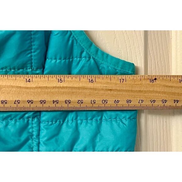 Patagonia Nano Puff Insulated Aqua Blue Versatile Vest Women’s Size Small - Picture 9 of 9